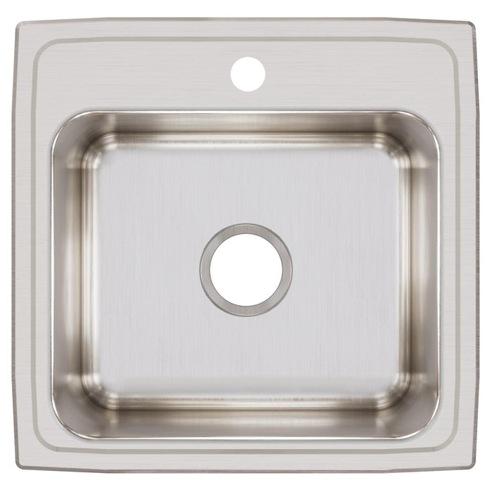 Lustertone Classic Stainless Steel 19-1/2 x 19 x 10-1/8 Laundry Sink