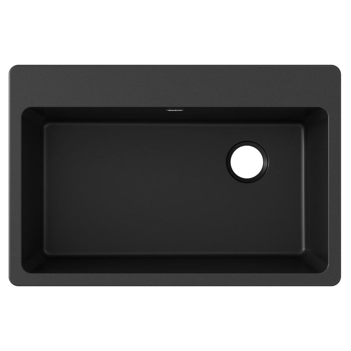 Quartz Classic 33 x 22 x 9-1/2 Single Bowl Drop-in Sink