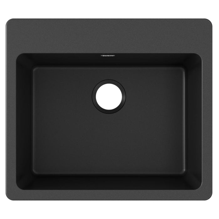 Quartz Classic 25 x 22 x 9-1/2 Single Bowl Drop-in Sink