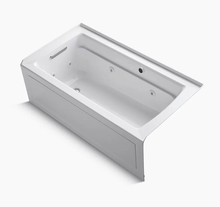 Archer 5' Comfort Depth Whirlpool Bathtub Bask Heated Surface