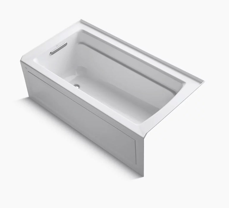 Archer 5' Comfort Depth Soaker Bathtub with Bask Heated Surface