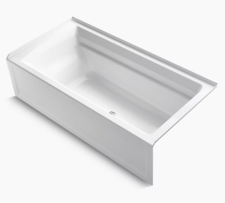Archer 6' Comfort Depth Soaker Bathtub with Bask Heat