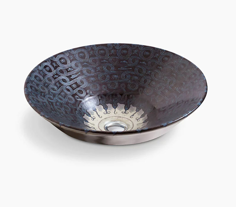 Serpentine Bronze™ Conical Bell® Vessel Bathroom Sink