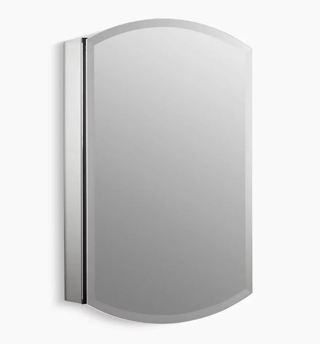 Archer 20 in. x 31 in. Aluminum Single-Door Medicine Cabinet