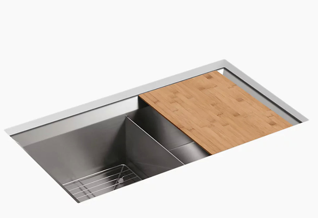 Poise Undermount Double Bowl Kitchen Sink