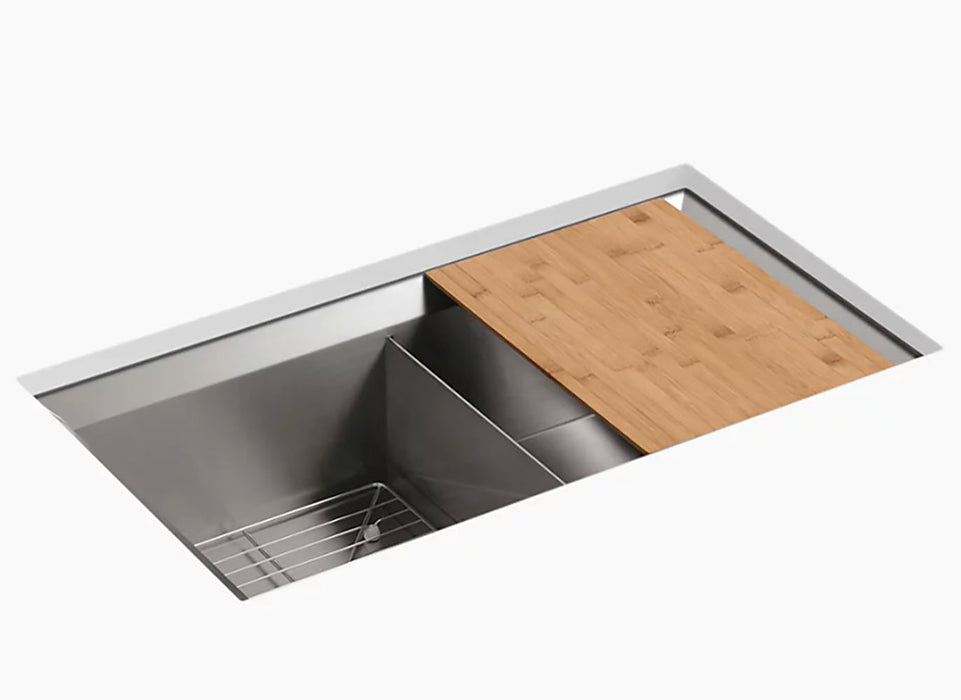 Poise Undermount Double-Bowl Kitchen Sink