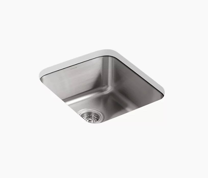 Undertone 15-3/4 in Undermount Single Bowl Bar Sink