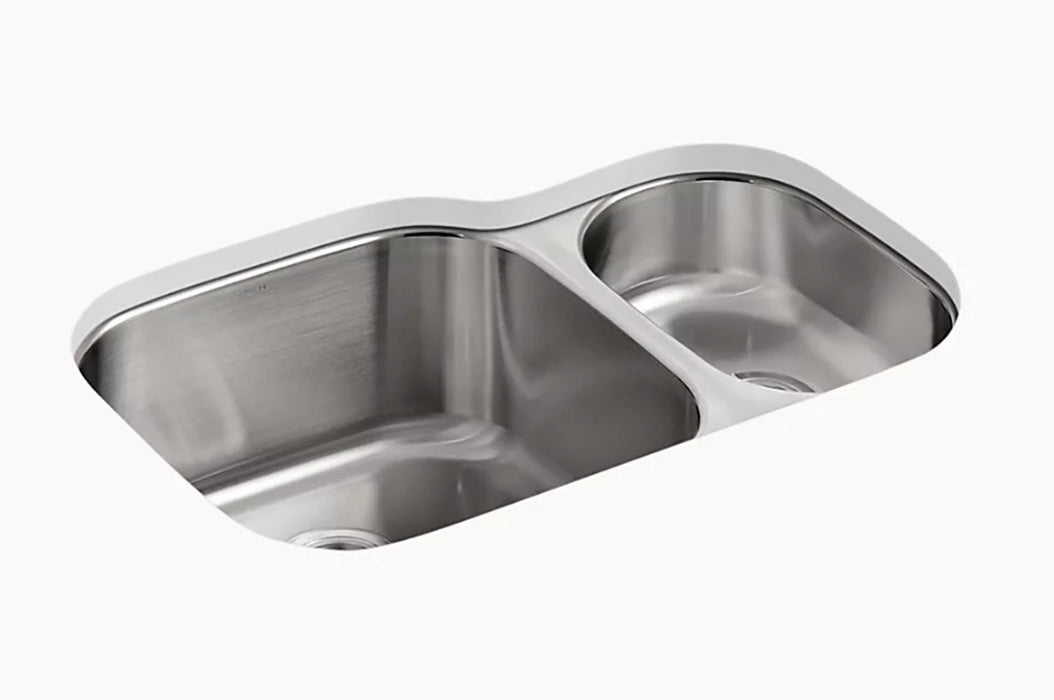 Undertone 30-3/4 in Undermount Double Bowl Undermount Sink