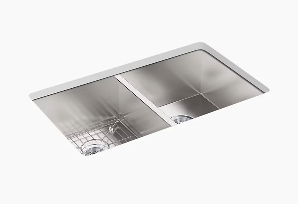 Vault 33in Double Bowl Kitchen Sink