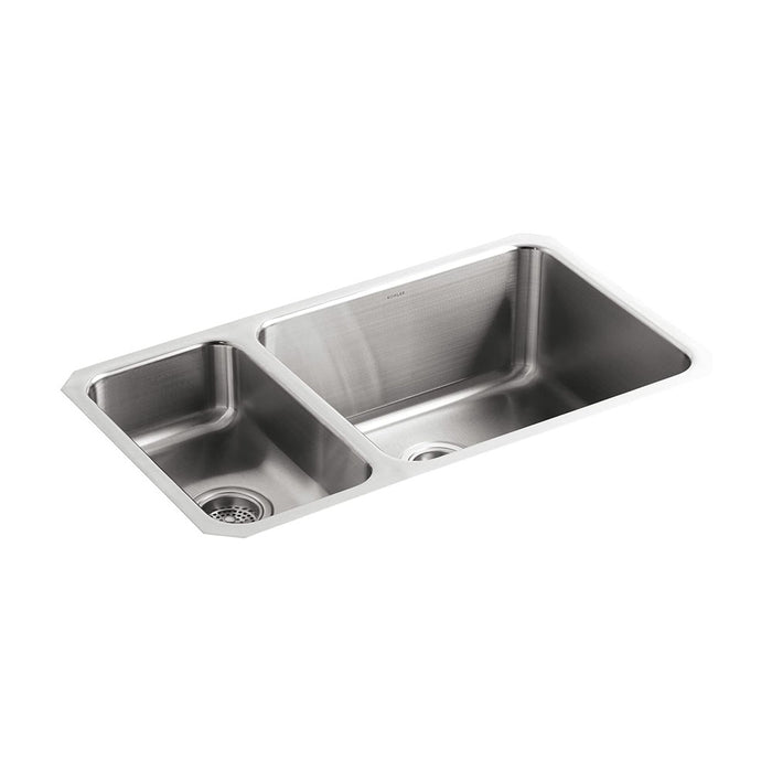 Undertone 31-1/2 in Undermount Double-Bowl Kitchen Sink