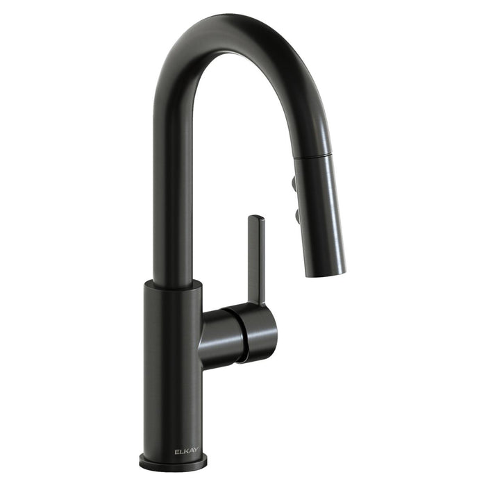 Avado Single Hole Bar Faucet with Pull-down Spray and Lever Handle