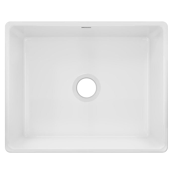 Fireclay Single Bowl Farmhouse Sink White