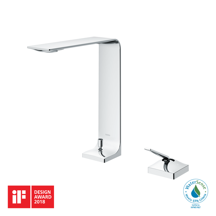 TOTO ZL 1.2 GPM Single Handle Vessel Bathroom Sink Faucet with COMFORT GLIDEª Technology, Polished Chrome - TLP02307U#CP
