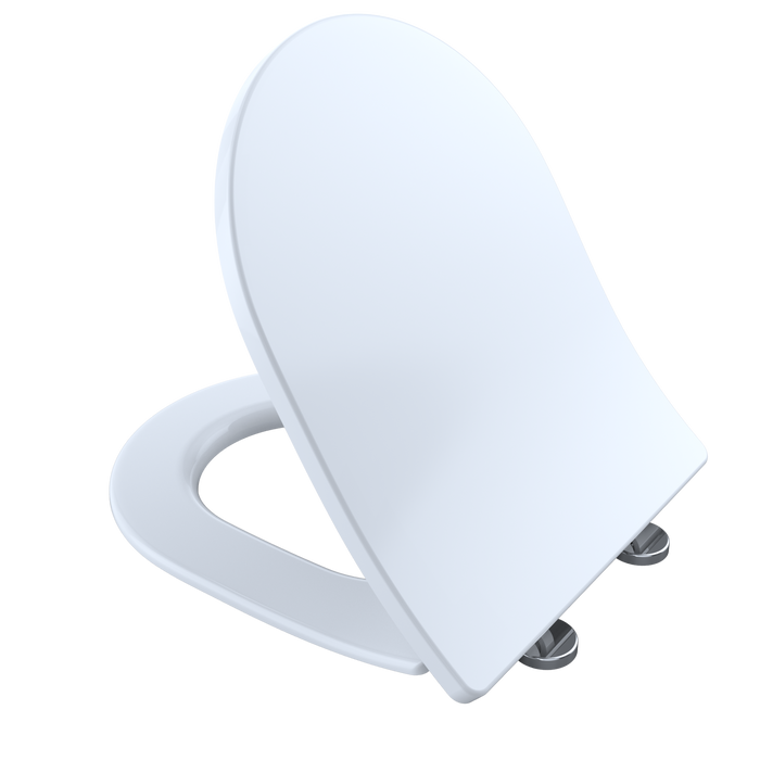 TOTO SoftClose Slim D-Shape Seat and Lid for RP Wall-Hung Toilet, Cotton White - SS247R#01