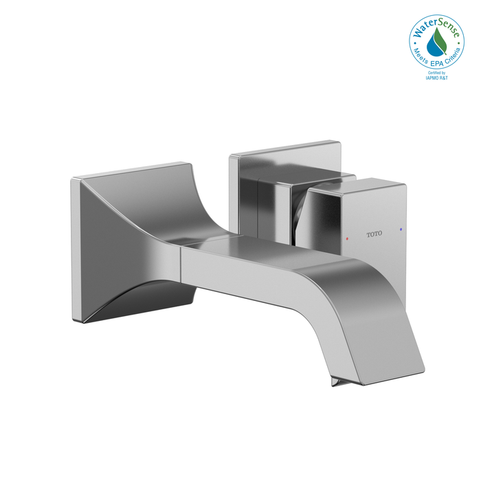TOTO GC 1.2 GPM Wall-Mount Single-Handle Bathroom Faucet with COMFORT GLIDE Technology, Polished Chrome