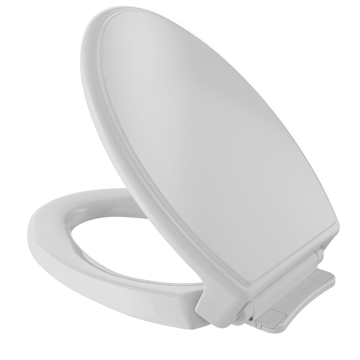 TOTO Traditional SoftClose Slow Close Elongated Toilet Seat and Lid, Colonial White - SS154#11
