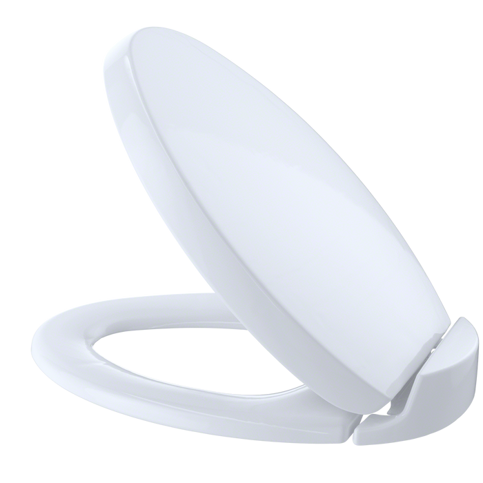 TOTO Oval SoftClose Slow Close Elongated Toilet Seat and Lid, Cotton White - SS204#01