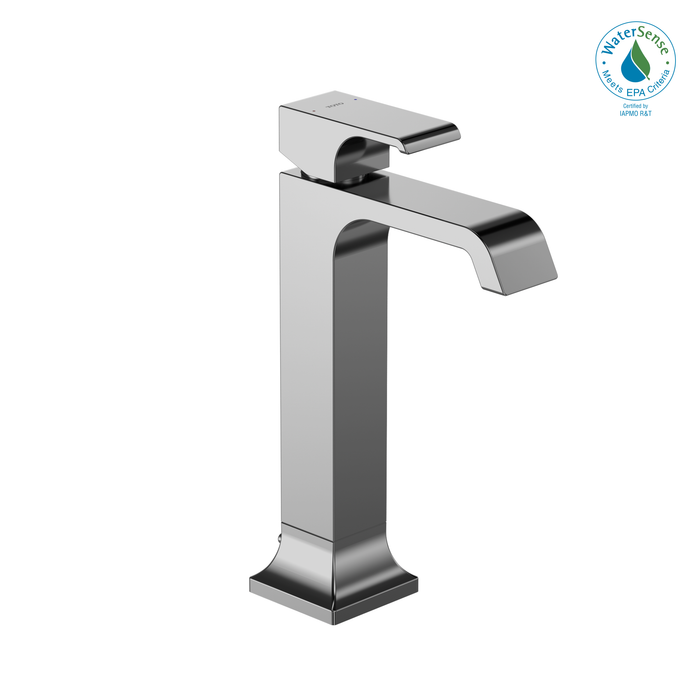 TOTO GC 1.2 GPM Single Handle Vessel Bathroom Sink Faucet with COMFORT GLIDE Technology, Polished Chrome