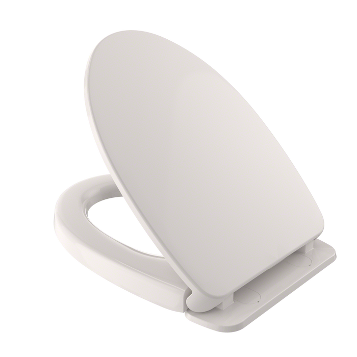 TOTO SoftClose Slow Close Elongated Toilet Seat and Lid, Colonial White - SS124#11