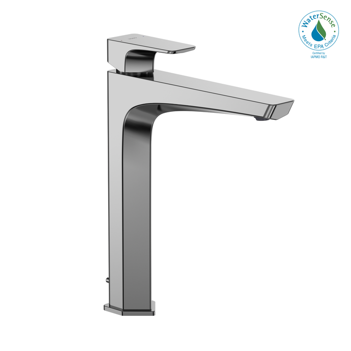 TOTO GE 1.2 GPM Single Handle Vessel Bathroom Sink Faucet with COMFORT GLIDE Technology, Polished Chrome Nickel