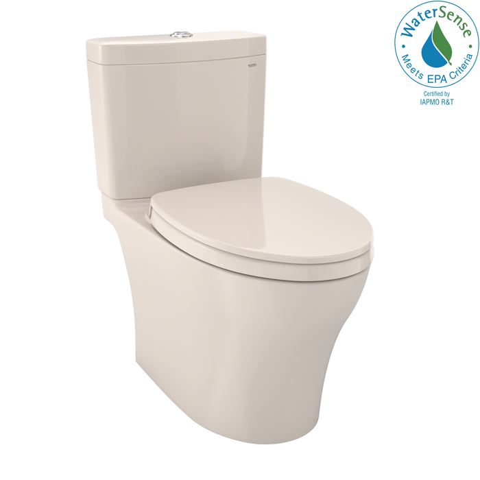 TOTO Aquia IV WASHLET+ Two-Piece Elongated Dual Flush 1.28 and 0.9 GPF Toilet with CEFIONTECT, MS446124CEMGN#12