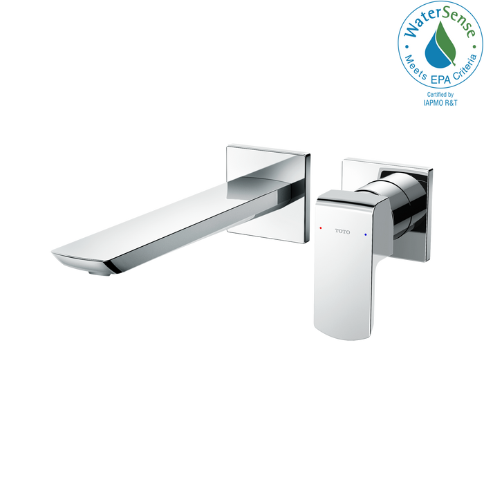 TOTO GR 1.2 GPM Wall-Mount Single-Handle Bathroom Faucet with COMFORT GLIDE Technology, Polished Chrome