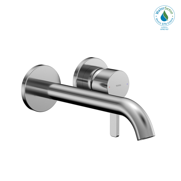 TOTO GF 1.2 GPM Wall-Mount Single-Handle Long Bathroom Faucet with COMFORT GLIDE Technology, Polished Chrome - TLG11308U#CP
