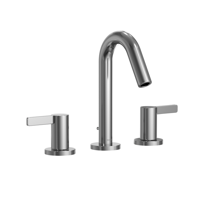TOTO GF Series 1.2 GPM Two Lever Handle Widespread Bathroom Sink Faucet, Polished Chrome - TLG11201UA#CP