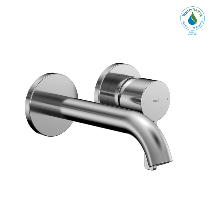 TOTO GF 1.2 GPM Wall-Mount Single-Handle Bathroom Faucet with COMFORT GLIDE Technology, Polished Chrome - TLG11307U#CP