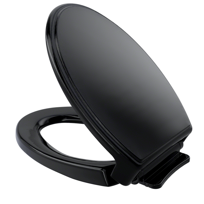 TOTO Traditional SoftClose Slow Close Elongated Toilet Seat and Lid, Ebony - SS154#51