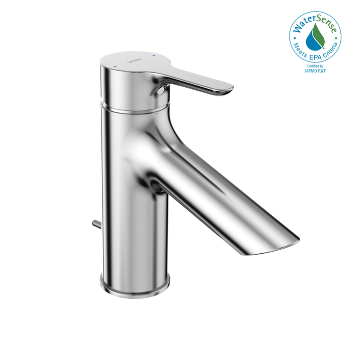 TOTO TLS01301U#CP LB Series 1.2 GPM Single Handle Bathroom Sink Faucet with Drain Assembly, Polished Chrome