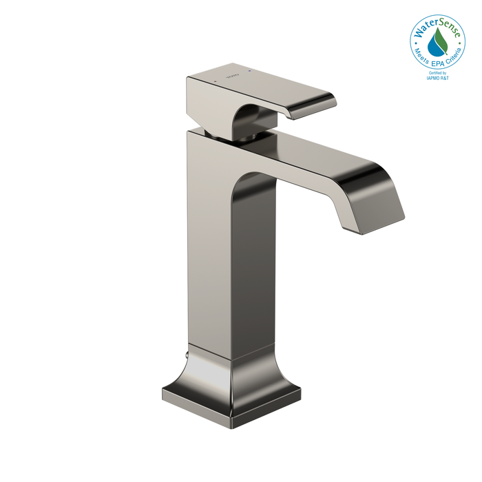 TOTO GC 1.2 GPM Single Handle Semi-Vessel Bathroom Sink Faucet with COMFORT GLIDE Technology, Polished Nickel