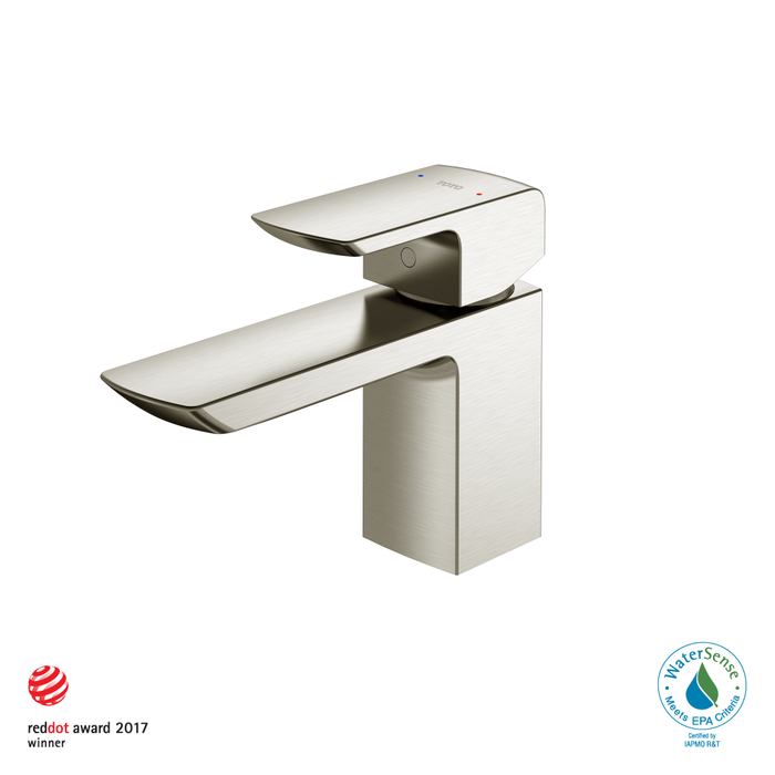 TOTO GR Series 1.2 GPM Single Handle Bathroom Sink Faucet with COMFORT GLIDE Technology and Drain Assembly, Brushed Nickel