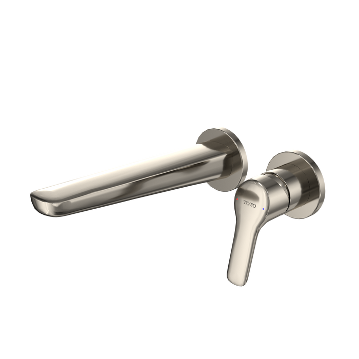 TOTO GS 1.2 GPM Wall-Mount Single-Handle Bathroom Faucet with COMFORT GLIDE Technology, Polished Nickel