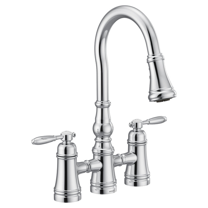 Weymouth Two-handle High Arc Pulldown Kitchen Faucet