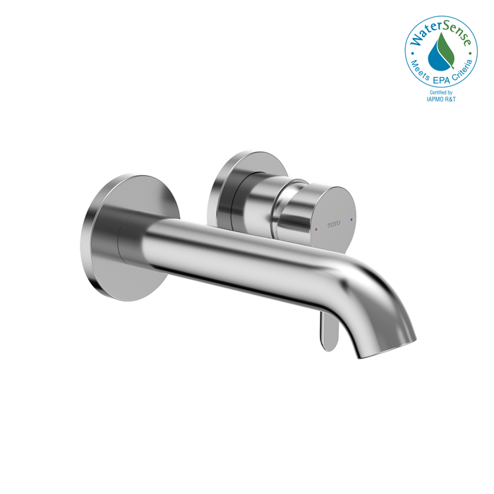 TOTO LB Series 1.2 GPM Wall-Mount Single-Handle Bathroom Sink Faucet, Polished Chrome - TLS01309U#CP