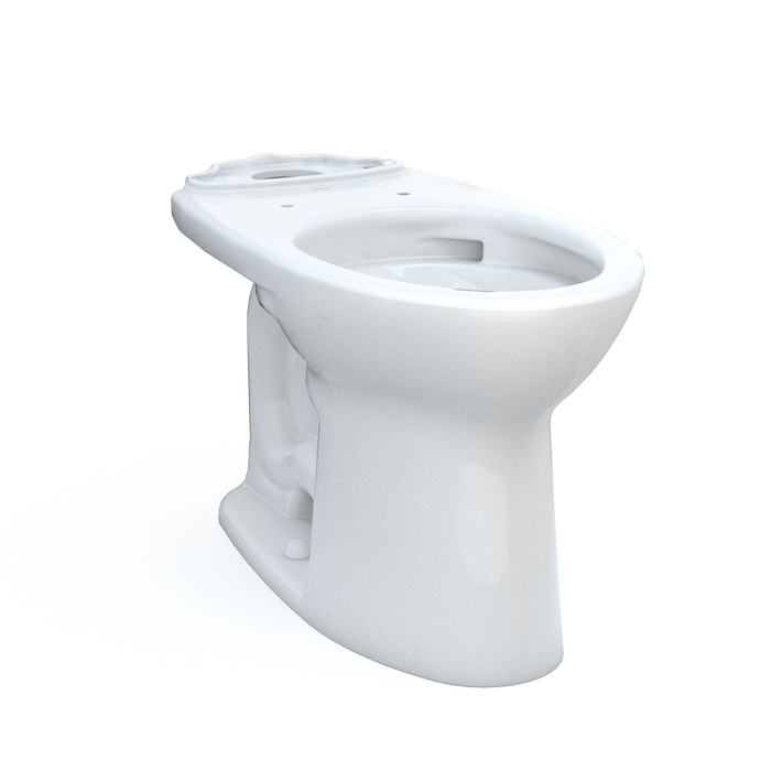 TOTO® Drake® Elongated Universal Height TORNADO FLUSH® Toilet Bowl with CEFIONTECT®, Cotton White