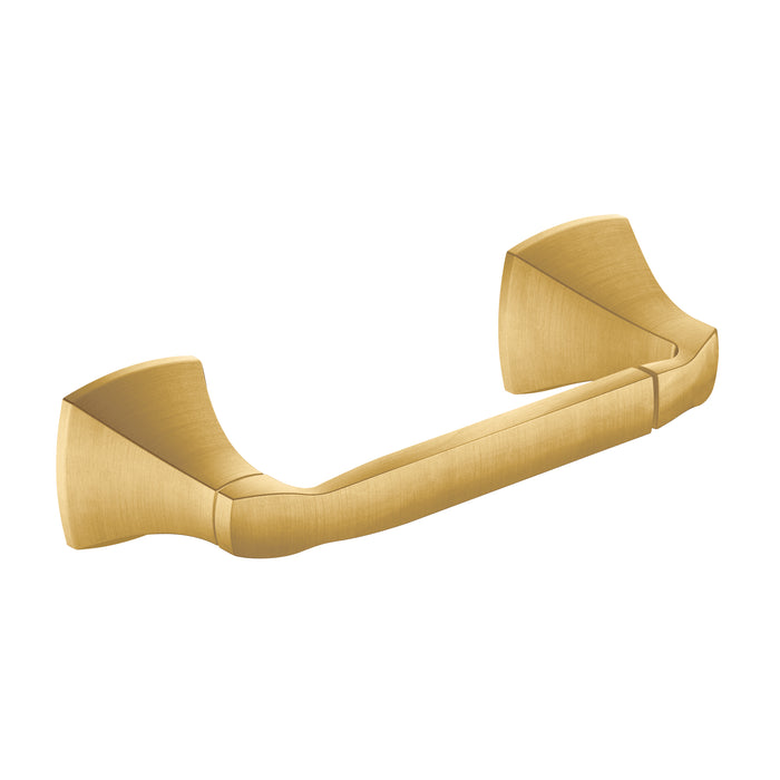 Voss Brushed Gold Pivoting Toilet Paper Holder