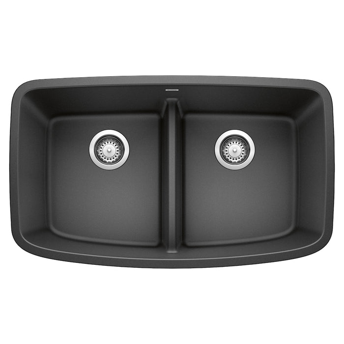 Valea Equal Double Bowl Kitchen Sink with Low Divide