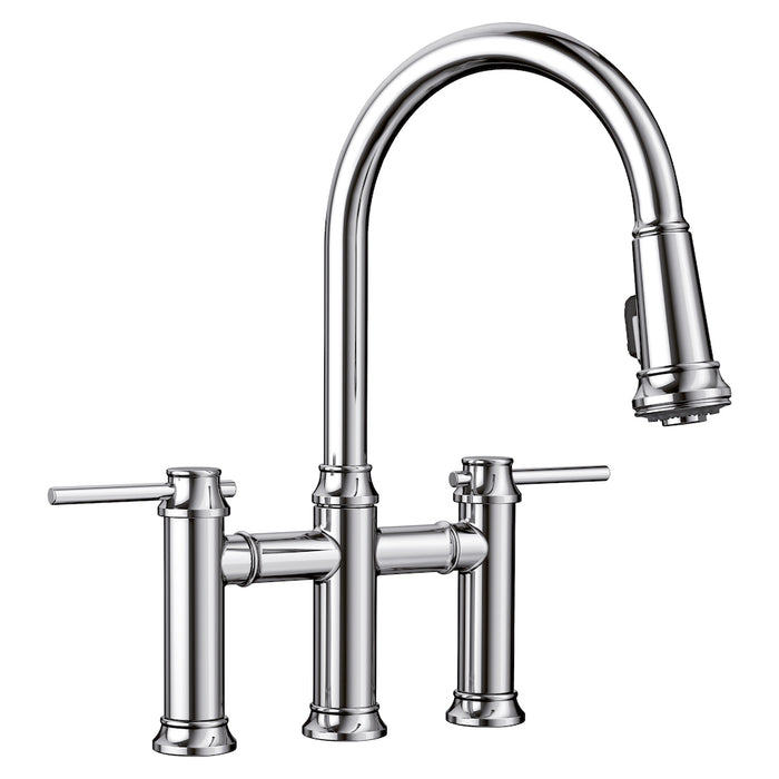 Empressa Pull-Down Bridge Faucet 1.5 GPM