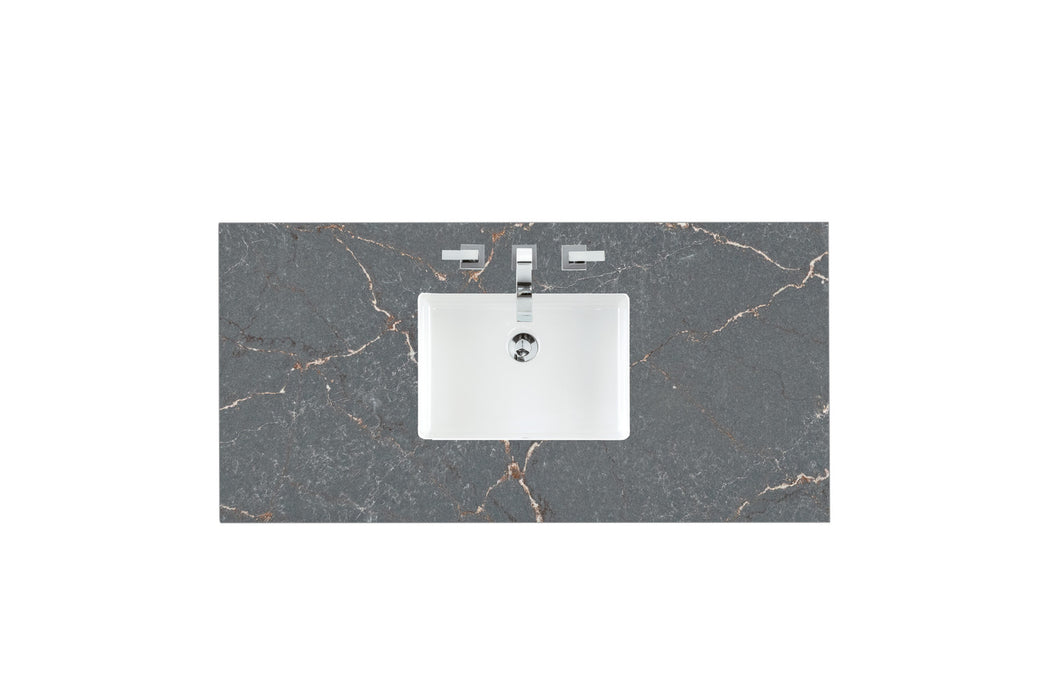 Myrrin 48 in Vanity Carbon oak 2/3 cm Parisien Bleu Silestone Top