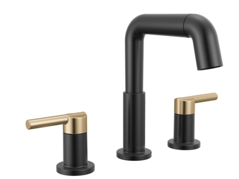 Nicoli® Bathroom Collection Two Handle Widespread Pull-Down Bathroom Faucet