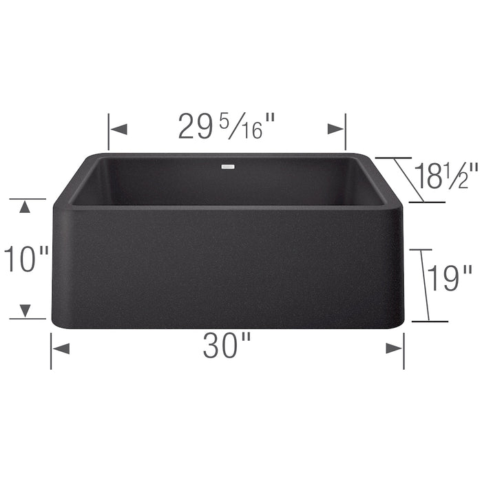 Ikon 30" Apron Single Bowl Farmhouse Sink