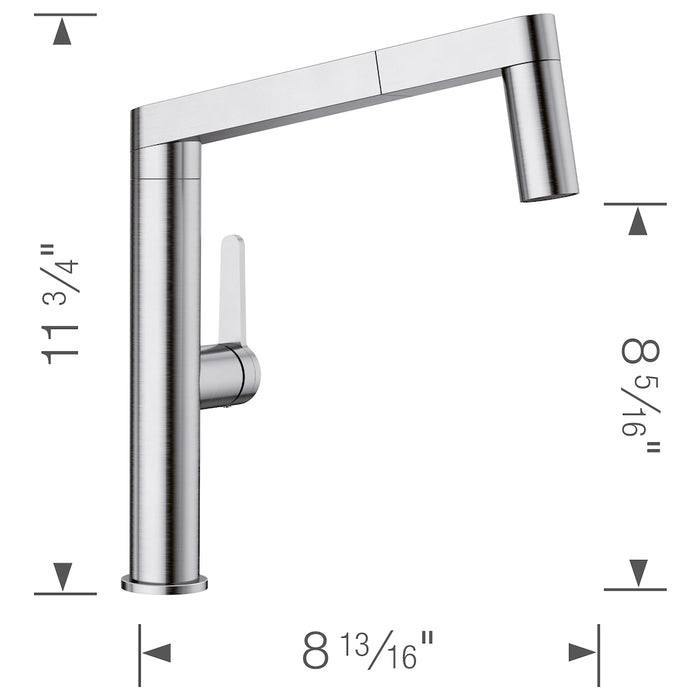 Panera Pull-Out 1.5 GPM - Stainless Steel