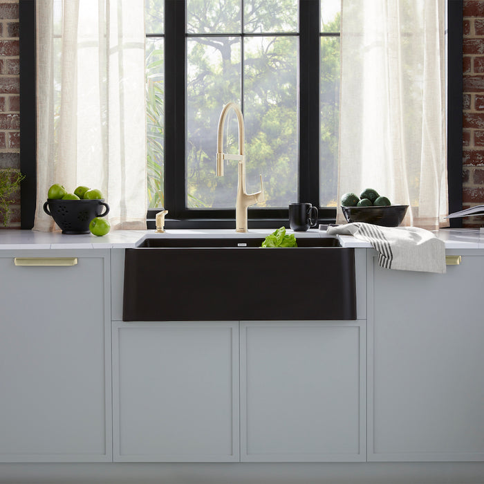 Ikon 33" Apron Single Bowl Farmhouse Sink
