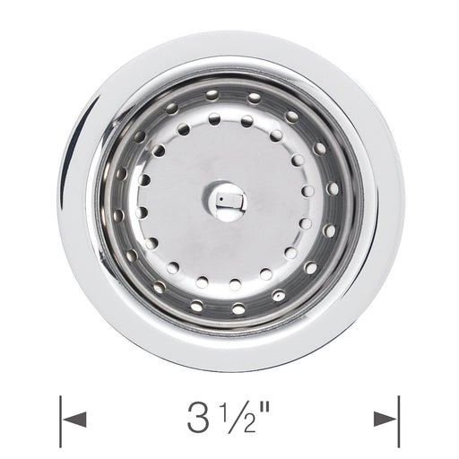Deluxe Steel Strainer - Chrome Dimensions