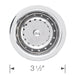 Deluxe Steel Strainer - Chrome Dimensions