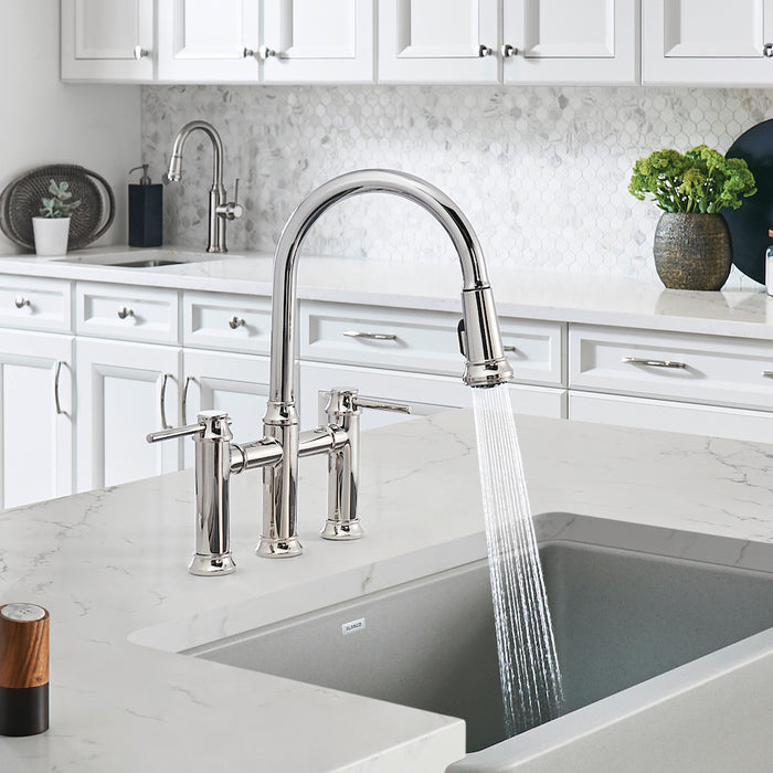 Empressa Pull-Down Bridge Faucet 1.5 GPM