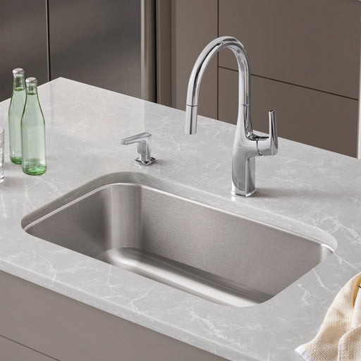 Stellar 32" Super Single Bowl Kitchen Sink Lifestyle