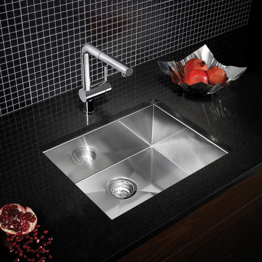 Quatrus R0 Small Single Bowl Kitchen Sink Lifestyle 1